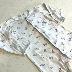 Magnolia Baby Zebra Footie.  Size 18M